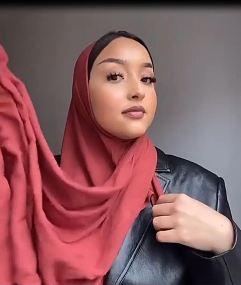

Ethnic Clothing Ready To Wear Jersey Instant Hijab Scarf Solid Color Stretch Women Hijabs Scarves Muslim HearwearEthnic