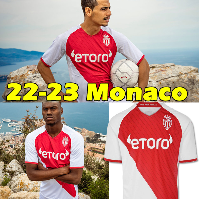 

22/23 Monaco Soccer Jerseys Collector's jersey Dalger AS BEN YEDDER JOVETIC 2022 2023 men kids kits socks full sets Football Shirt Thai top, Monaige collector's patch