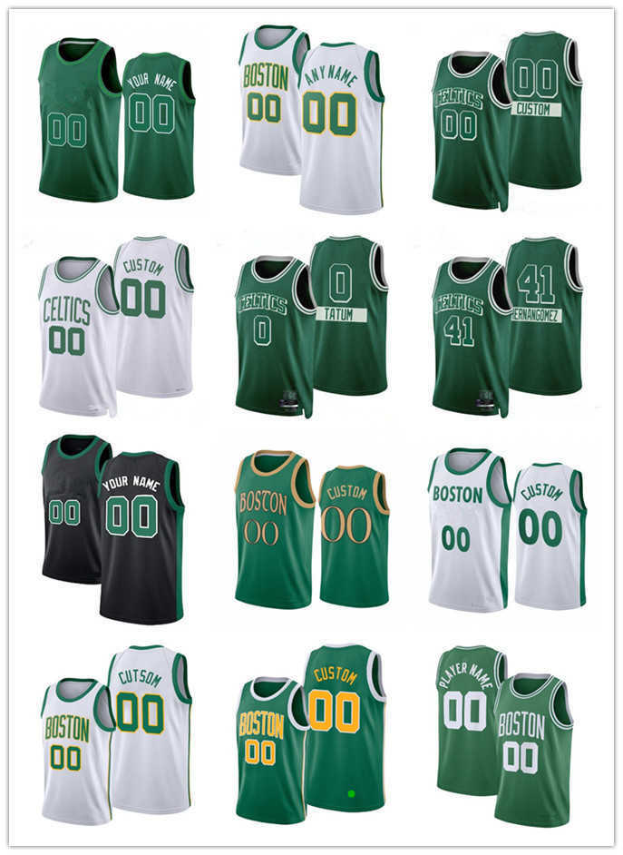 

75th Custom Jersey MEN Women Youth 71 Dennis Schroder Jayson 0 Tatum 10 Josh Richardson 41 Juancho Hernangomez Basketball Jerseys, Color