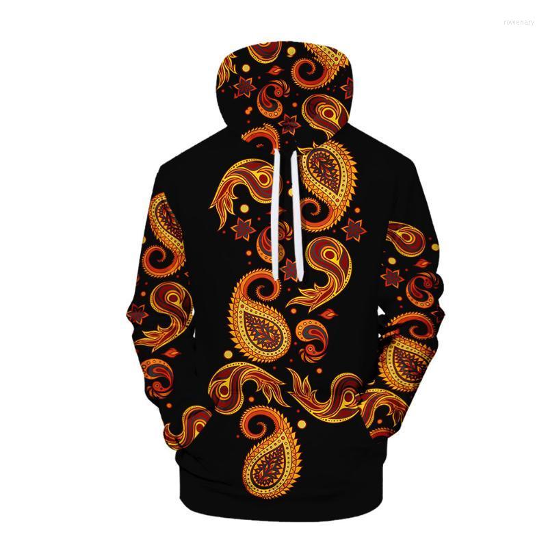 

Men's Hoodies & Sweatshirts Men'S Clothing Paisley Pattern Creative Digital Printing Pullover 3D Drawstring HoodedMen's Rowe22, Clear