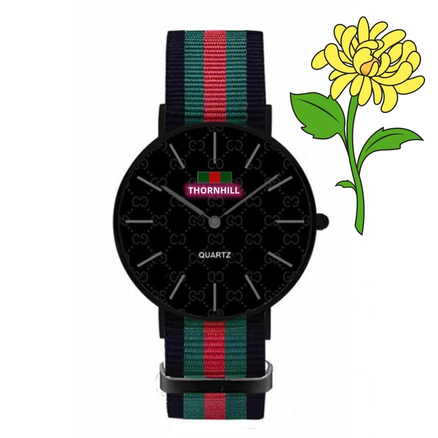 

Top quality Men Women Bee Watch 40mm 36mm Nylon Fabric Ultra-thin clock Luxury Quartz President switzerland Couples Bracelet Female Clock Watches Relogio Feminino, As pic