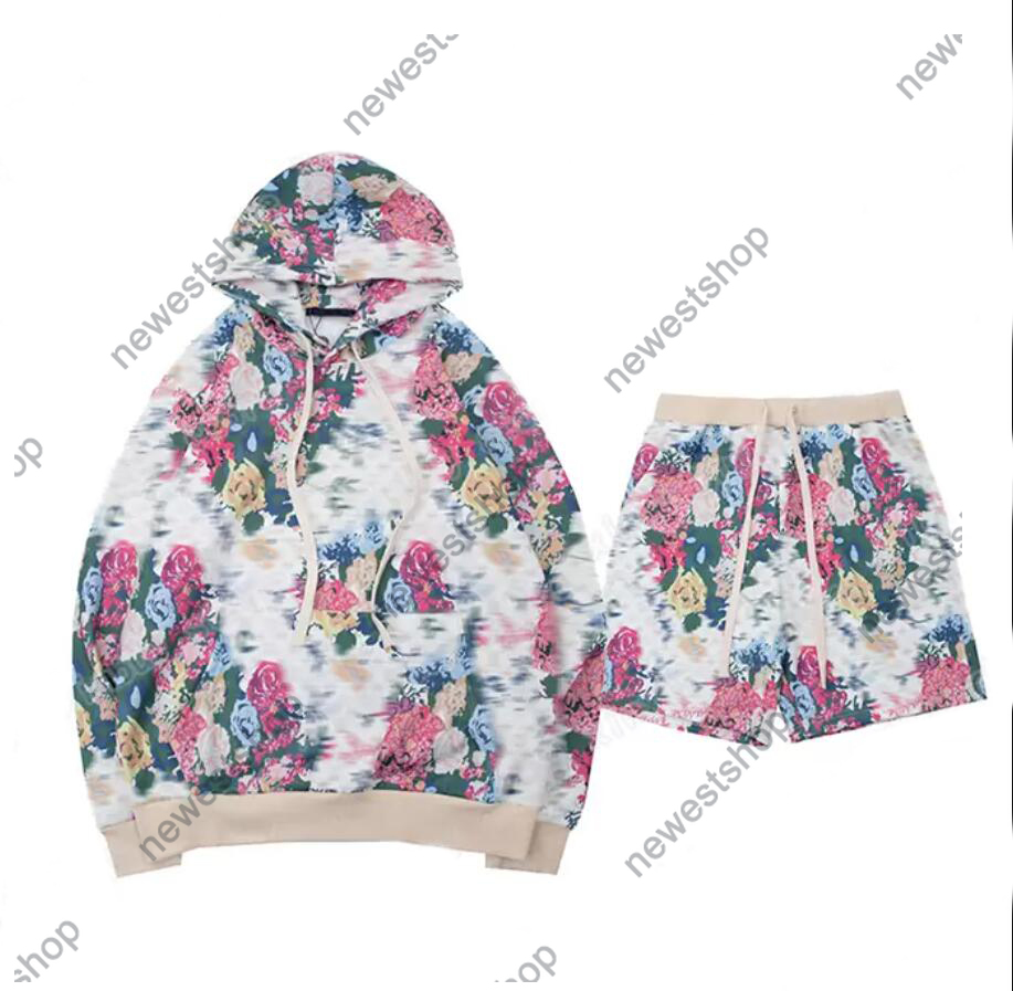 

2022 Men Women designer Sweatshirts Hoodies flowers plants letter print casual high quality fashion men white black S-XL, Hoodie