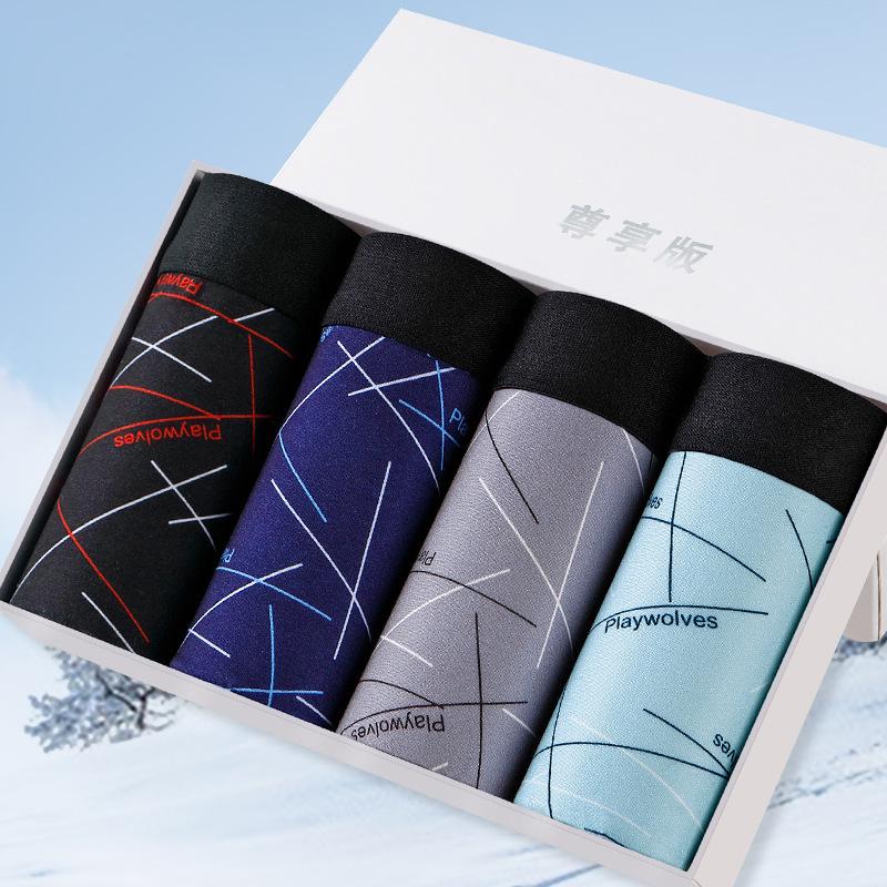 

Underpants Men's Underwear Boxers Shorts Cotton Boxer Homme Sexy Ropa Hombre Pants Men Gifts For Boxeurs Mutande Uomo Moda Intima, 906