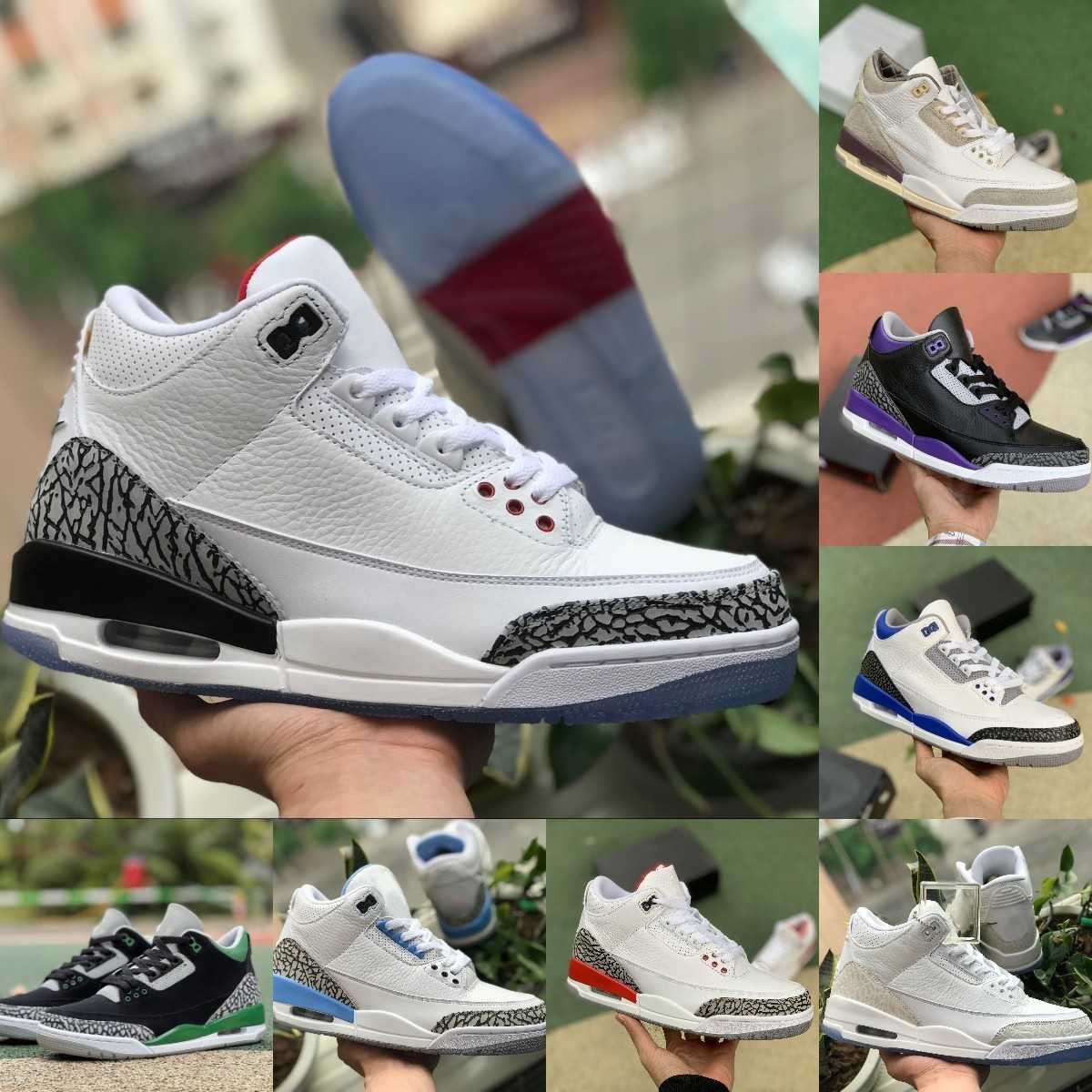 

Jumpman Racer Blue 3 3S Basketball Shoes Mens Cool Grey A Ma Maniere Pine Green UNC FREE THROW LINE Black Cement Pure White Court Designer Sneakers Trainer Brand, Please contact us