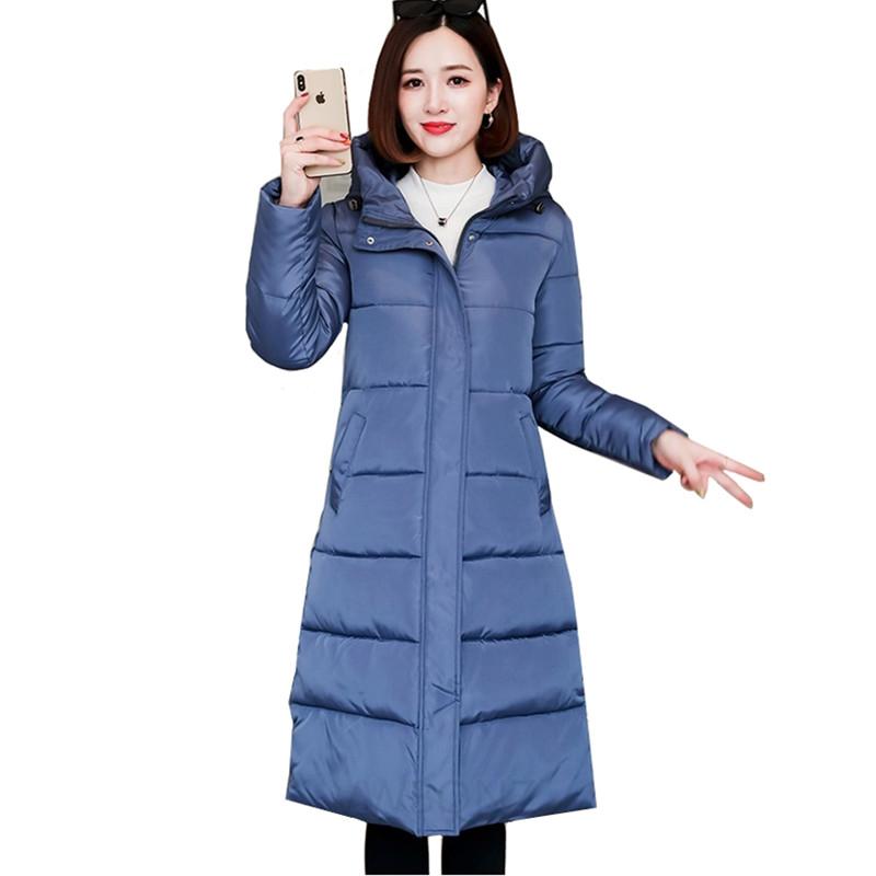 

Women's Trench Coats Winter Women Down Jacket Slim Hooded Parka Warm Thicken Coat Plus Size 4XL Casual Long Outerwear Female JacketsWomen's, Red