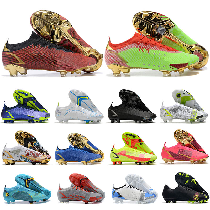 original mens Kids soccer shoes Superfly 7 Elite SE FG Boys soccer cleats WoMens Mercurial 13 Elite football boots botas de futbol