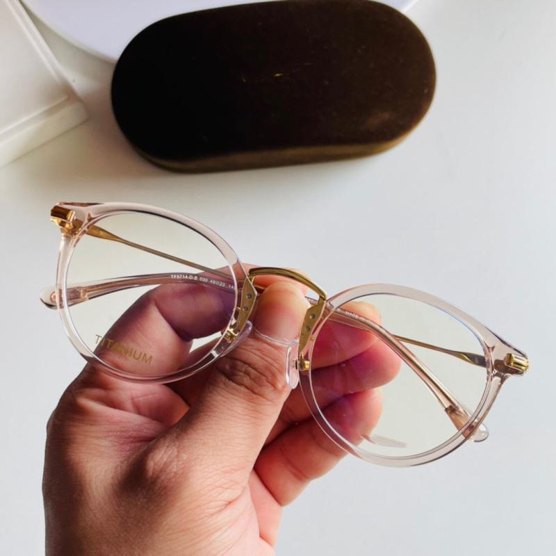 

Fashion Sunglasses Frames Tom Brand Vintage Round Optical Eyeglasses Frame Titanium Women Reading Myopia Prescription Glasses TF5714 Origina