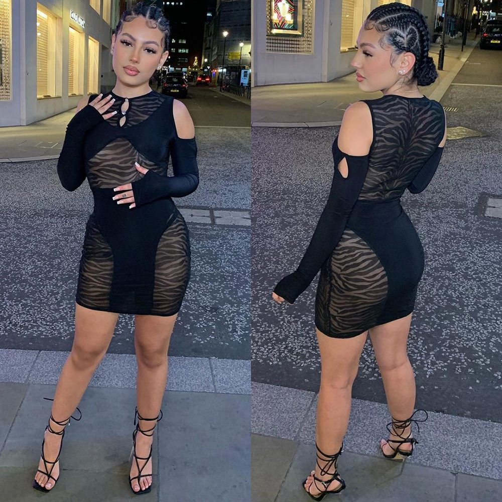 

Evening Dresses Hollow Cut Out Party Black Tight Fitted Mini Dress Sexy Y2k Cheap Wholesale Women Clothes Summer Outfits D3