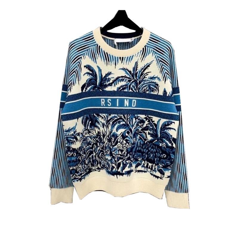 Automne hiver 2021 Chandails pour hommes de mode de haute qualité Cachemire Crewneck Women's Pull C Letter Imprimer D lâche confortable Hip Hop c