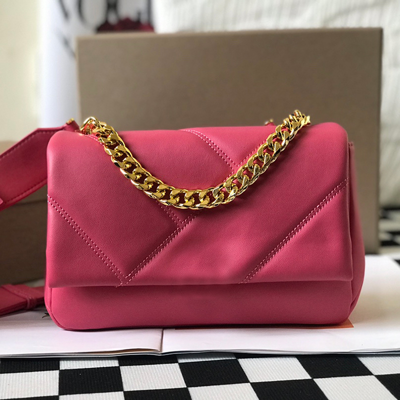 

Shoulder Bag Designer Handbag 2022 Super Fire Chain Bag Ladies Luxury Leather Fashion Versatile Large Capacity High Quality Quilted Crossbody Bags, White