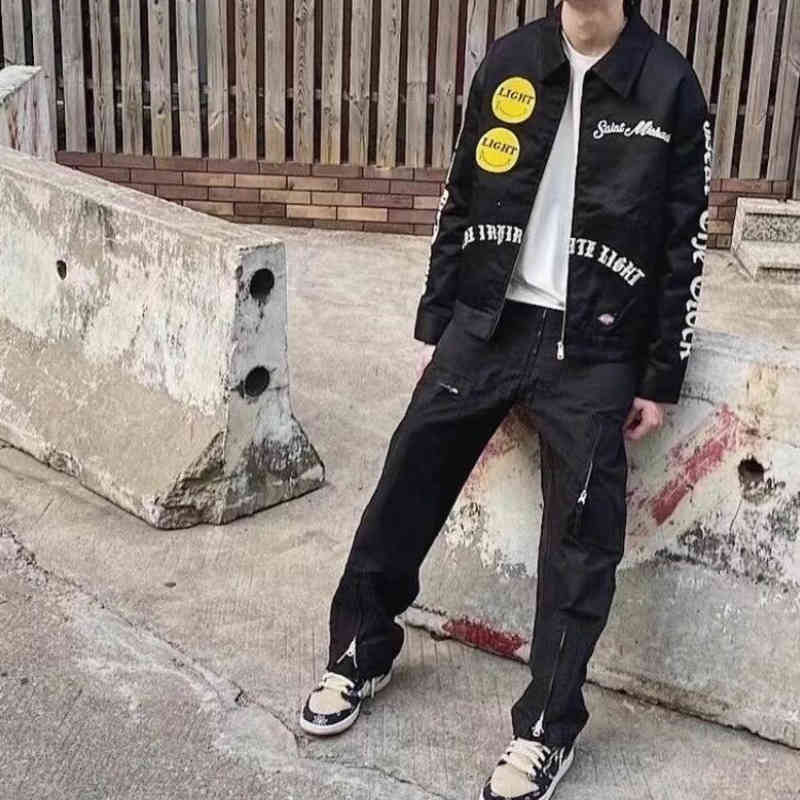 m6 overalls zipper Velcro elastic casual Trousers designer men's and women's pants three-dimensional trousers high quality