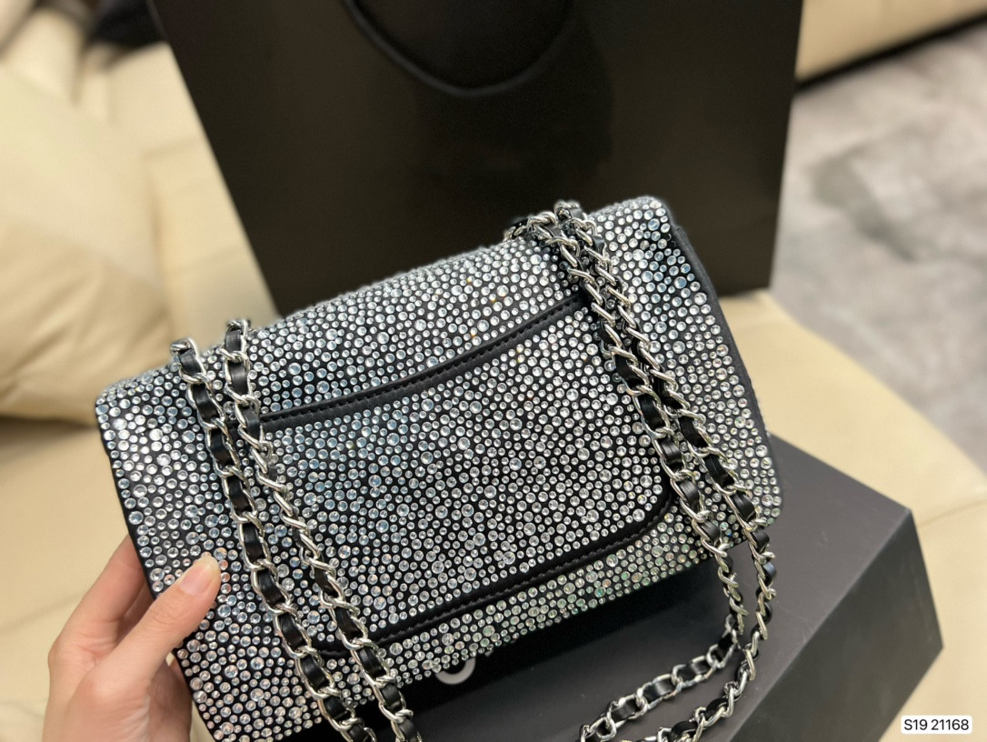 

Chan2022 New Dinner Bag Fashion Show Leather Shopping Birthday Valentine's Day Birthday Gift Handbag Paris hobo Quilting Designer Shoulder Bag Handbag, Black