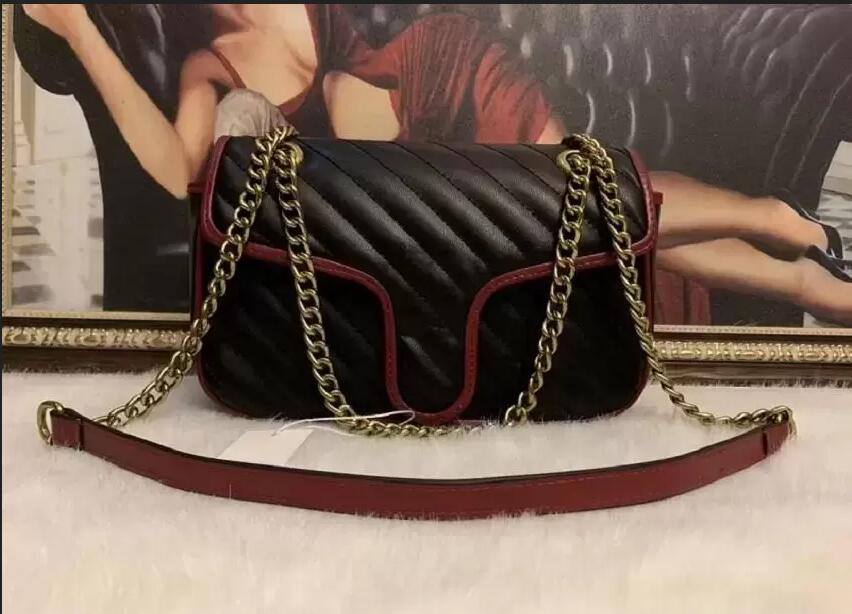 2022 Designers cuir femmes épaule GG sacs bandoulière sacs à main de luxe sacs à main d'embrayage dames portefeuilles fourre-tout or argent noir