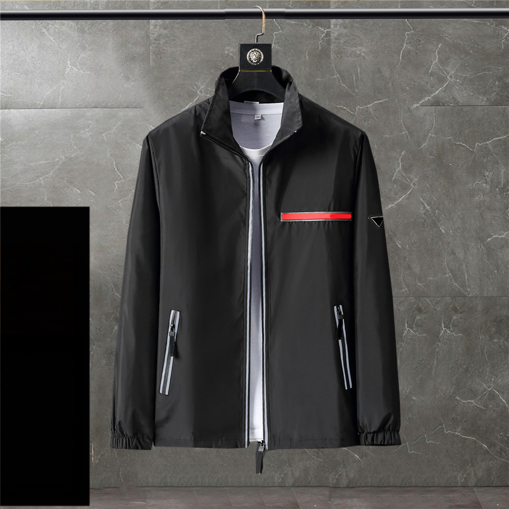 

Men's jacket hip hop windbreaker fashion luxury jacket classic letters inverted triangle a variety of styles men and women wear waterproof overcoat high quality #3XL