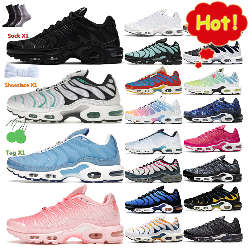 

2022 2022 tn plus running shoes mens Black white Hyper Jade France Club University Pastel Blue Hyper Sunset women Breathable sneakers trainers, 46