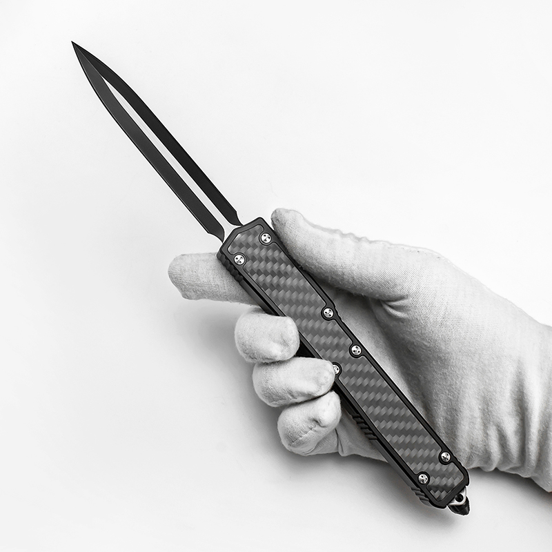 New Multi Functional Knife Makora II Tactical Pocket EDC Practical Survival Tools D2 Blade Aviation Aluminum Carbon Fiber Handle High Quality SUZ-image-772043654