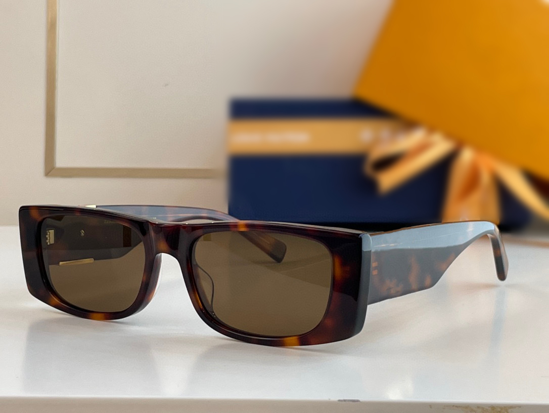 

Sunglasses For Men Women Summer 2580 Style Sunshade Anti-Ultraviolet Retro Plate Plank Full Frame Random Box