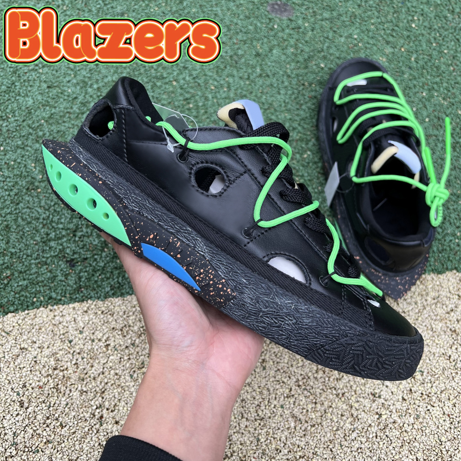

running Shoes Low Blazer Low x white Sneaker mens University Red Black Electro Green fashion outdoor trainers top men sports designer sneakers EUR 40-46