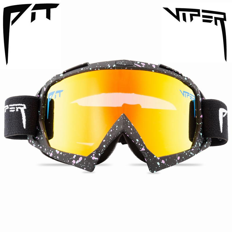 

PIT VIPER Brand Double Layers Anti-fog Ski Goggles Outdoor Sport Snow Snowboard Eyewear Men Women Snowmobile Mask UV400 Glasses 220517
