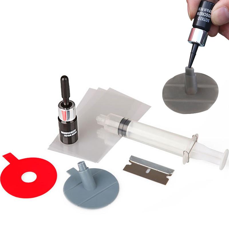 

Car Cleaning Tools Windshield Repair Kit Window Glass Resin For & Windscreen Chips Scratches Cracks Quick Fix ToolCar