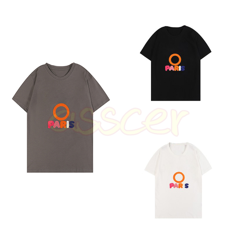 

Womens Fashion Short Sleeve Tee Desiner Towel Embroidery Mans T Shirts Mens Summer Polo Chothes Asian Size S-2XL, Gray