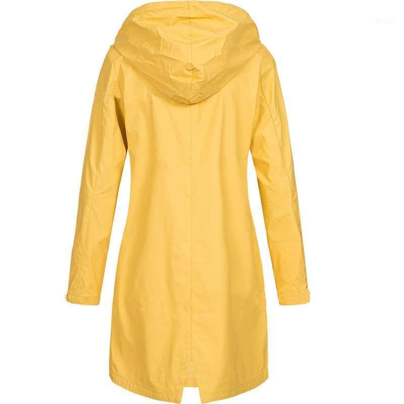 

Women' Trench Coats Autumn And Winter Assault Jacket Outdoor Climbing Suit Medium-Length Windshield, Black