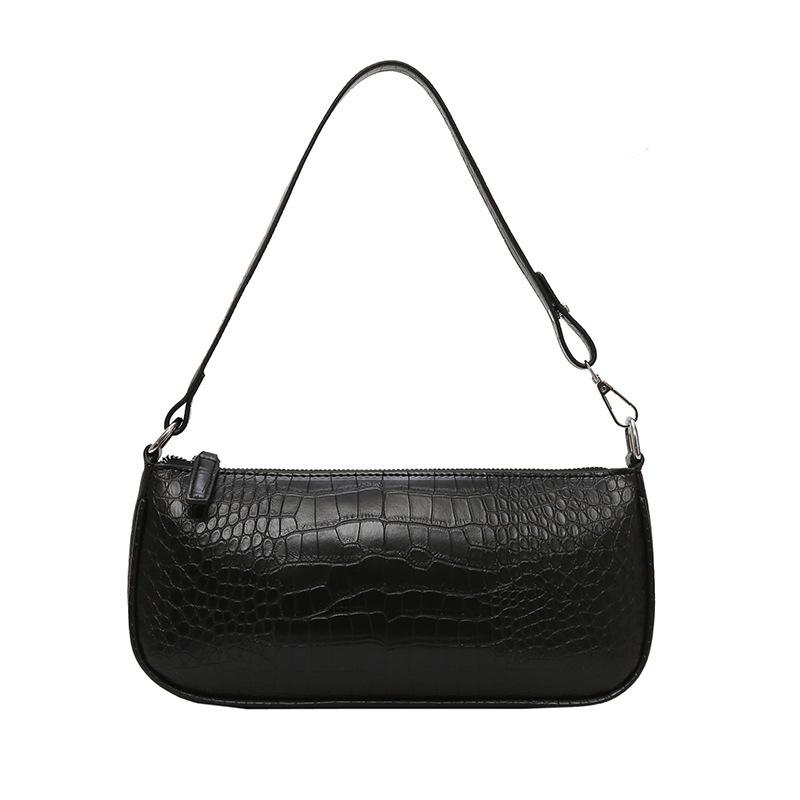 

Evening Bags Retro Alligator Skin Pattern Female Small Handbags Short Strap Shoulder Phone Purse Clutch High Quality PU Leather, Beige