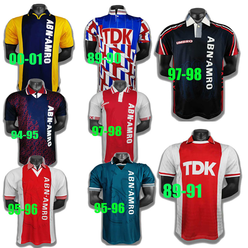 

1994 1995 retro soccer jersey 94 95 RIJKAARD KLUIVERT LITMANEN SEEDORF DAVIDS OVERMARS 04 05 football 1989 1990 shirt 2004 BABEL 1998, Grey