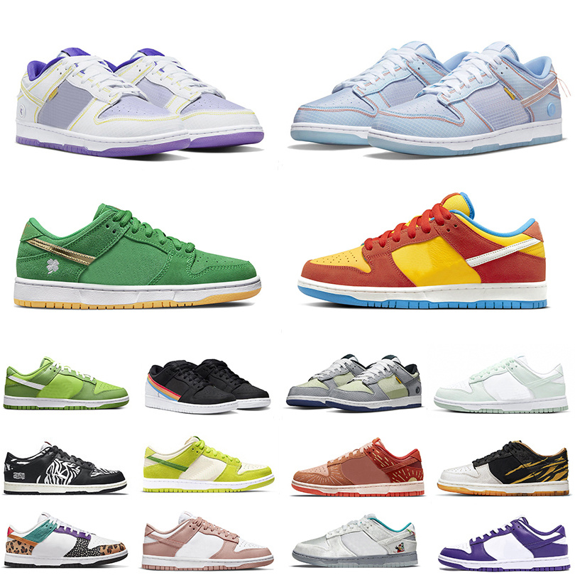 

Mens Women Outdoor Shoes Low Union x Argon Court Purple Pistachio Bart Simpson Shamrock Sour Apple White Mint Ice Teal Zeal Winter Solstice Trainers Sneakers, Box