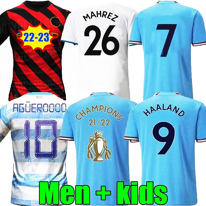 

17 DE 9 Haaland soccer jersey 21 22 23 foden 2022 2023 football shirt uniforms men kids kit Athletic sports jerseys customize kid kit