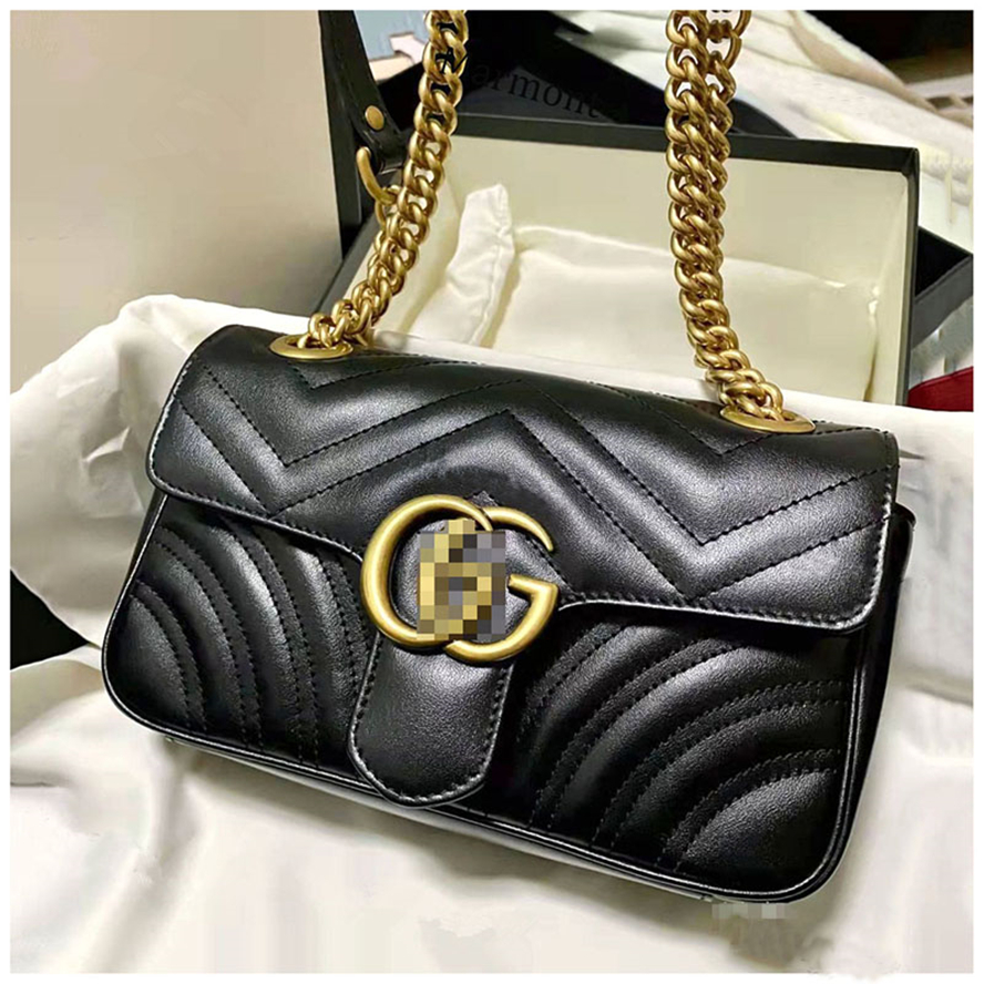 

Hot Fashion Chain Handbags Women bags Designer Leather Crossbody Bags Clutch Shoulder Bags LVs YSLs louiseity viutonity, Red