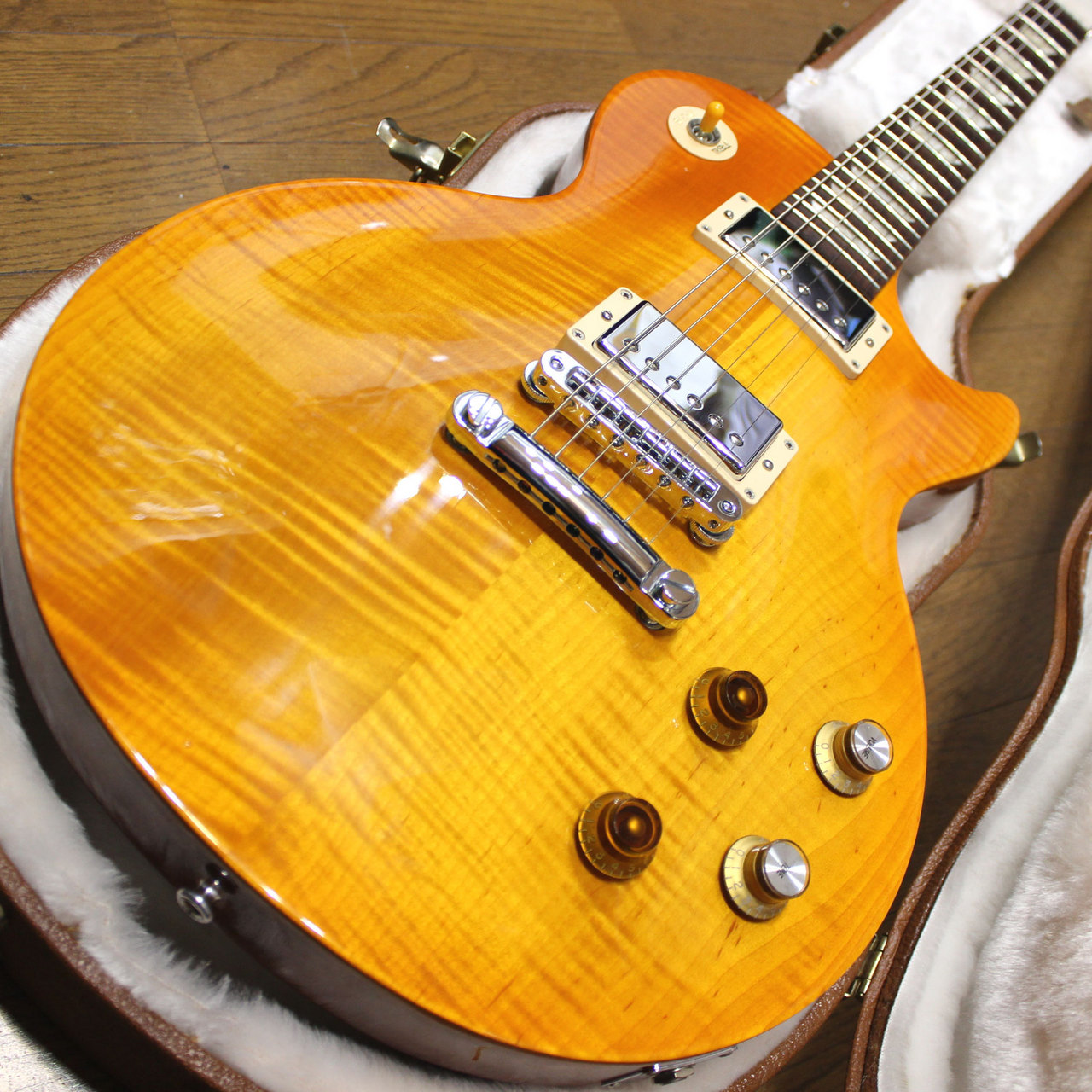 Gary Moore Paul Standard Tribute Lemon Burst electric guitar-image-759947686