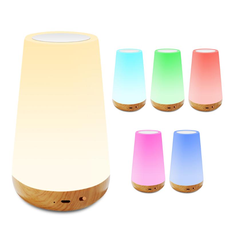 

Table Lamps Smart Touching Control Night Light Induction Dimmer Intelligent Bedside USB Rechargeable Dimmable Lamp