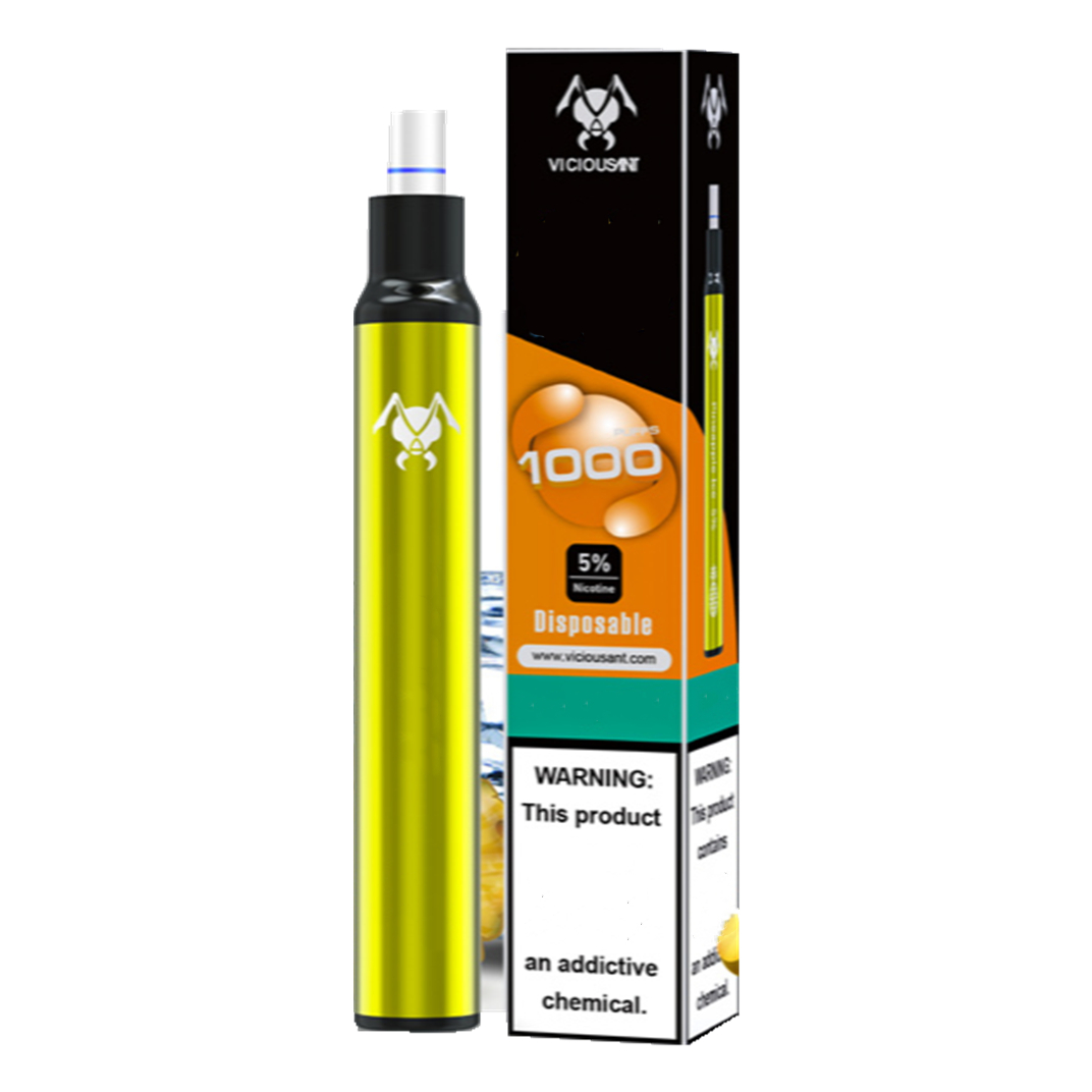

Wholesale Disposable Vape Pen Vicious Ant XXL 1000 Puffs E Cigarette