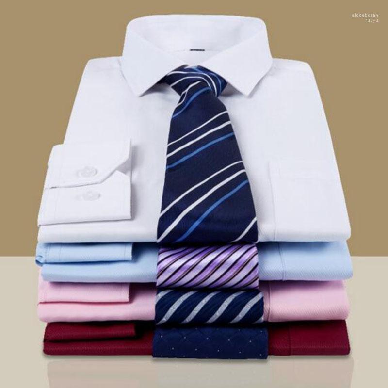 

Smart Casual Style Men Long Sleeve Turn-down Collar Shirts Cloth Solid Candy Color Slim Fit High Quality Dress Formal Business Men's Eldd22, Blue