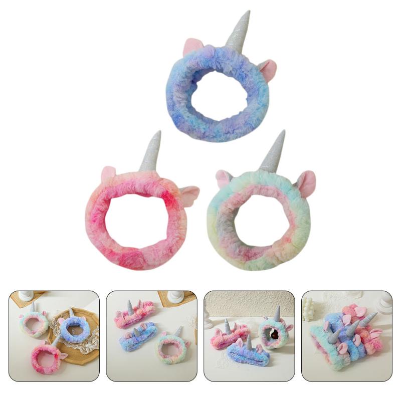 

Bandanas 3Pcs Headbands Girl Washing Head Bands Design For Daily Use Makeup Face