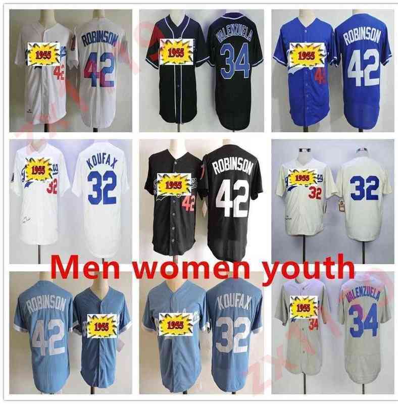 

Men Women kids 42 Jackie Robinson jersey 4 Babe Herman 23 Kirk Gibson 32 Sandy Koufax 34 Fernando Valenzuela 30 Maury Wills Baseball jerseys, As pic