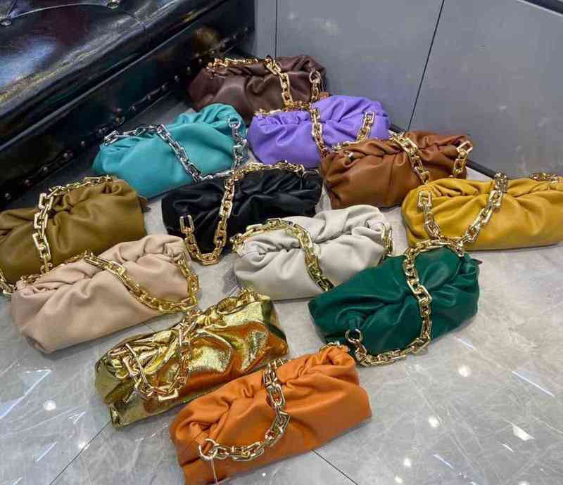 

Fold Pure Chain Style Cloud Color Dumpling Spring, Big red