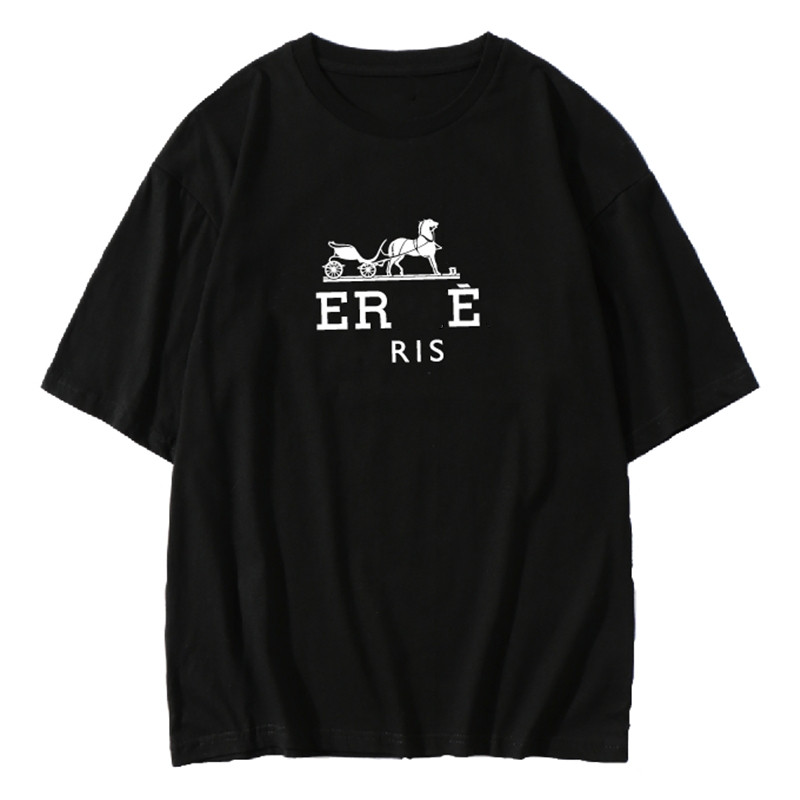 

2022ss Designer Tide T Shirts Chest Letter Laminated Print Short Sleeve High Street Loose Oversize Casual T-shirt 100% Pure Cotton Tops for Men and Women S-5XL#41, White