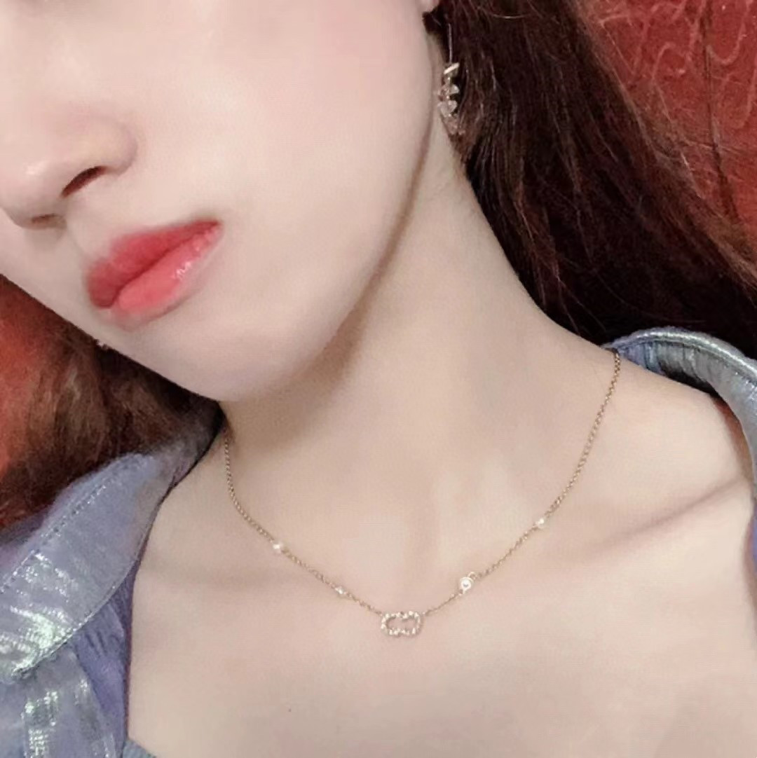 

2022 Pendant gold love bag Necklace Fashion Plated letter simple titanium alloy Valentine's Day Couple Necklace Jewelry Wedding Alex ani