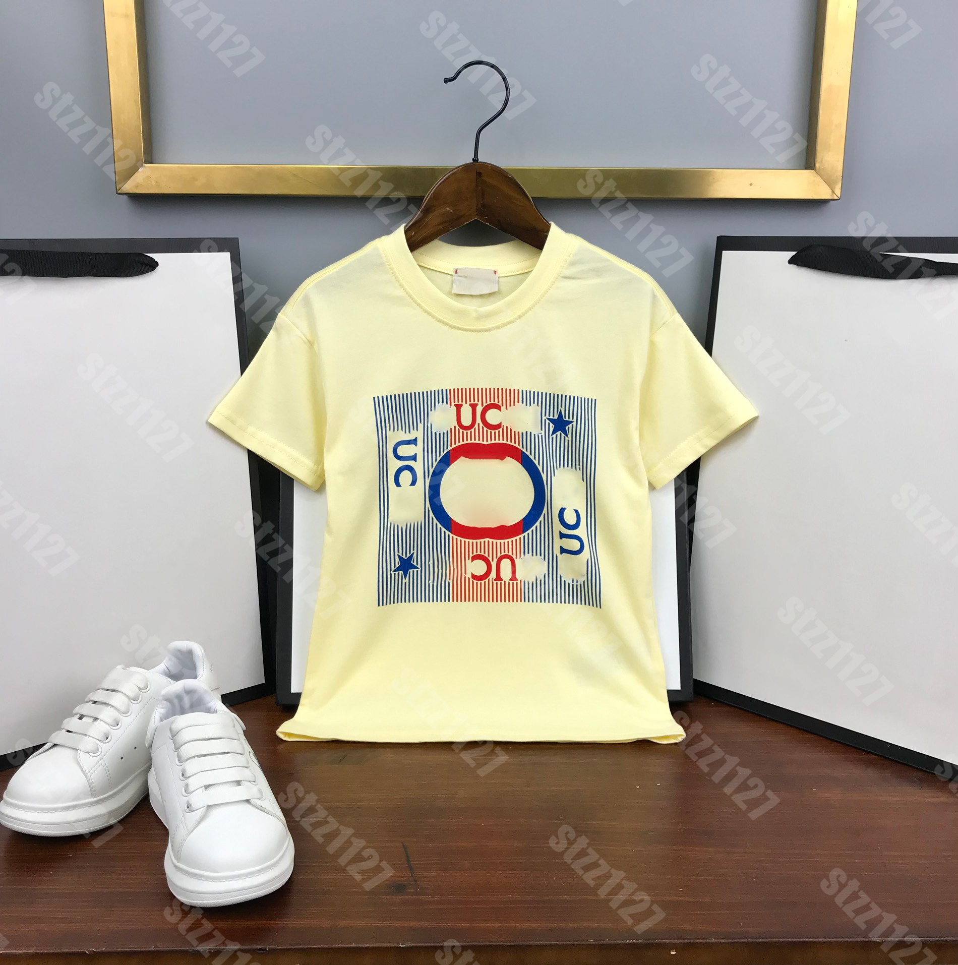 

22ss kid cool clothes crew neck t-shirt printed cotton tees shirt boys grils great quality summer clothing for Children short sleeve pop kids clothing, 15