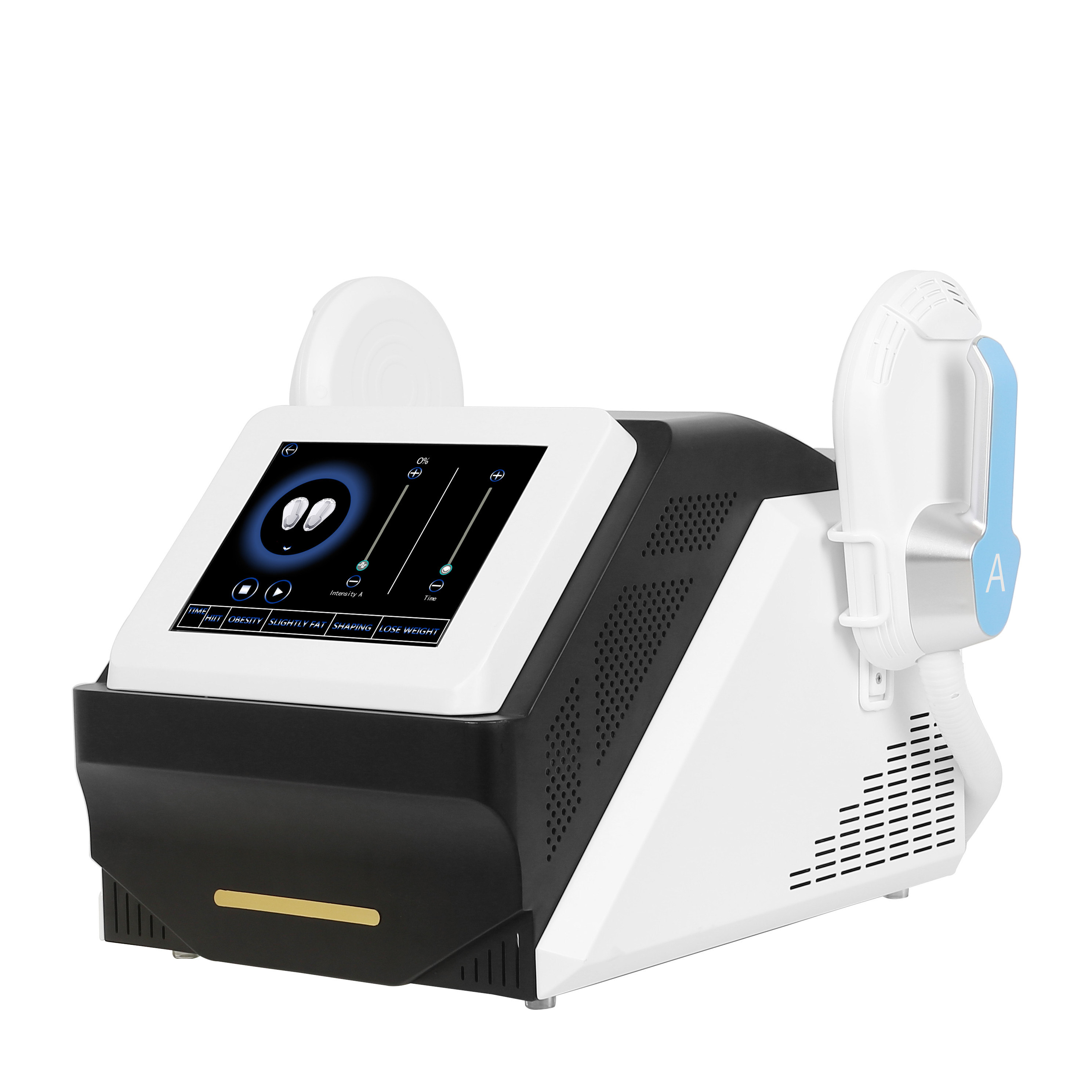 

2 Handles EMslim Slimming Machine Teslasculpt EMS Electromagnetic Muscle Stimulation Fat Burning Shaping Body Sculpt Beauty Equipment