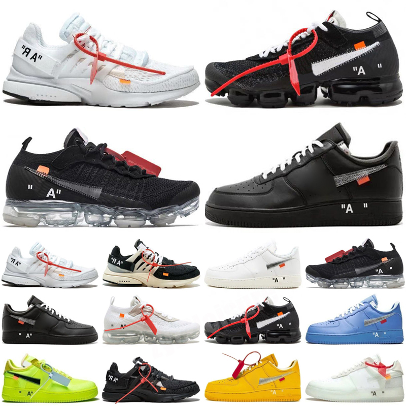 

Off prestos white running Shoes mac volt green black S fly racer Chaussures designer Zapatos Triple Black fashion Sneakers 36-46, Color 15