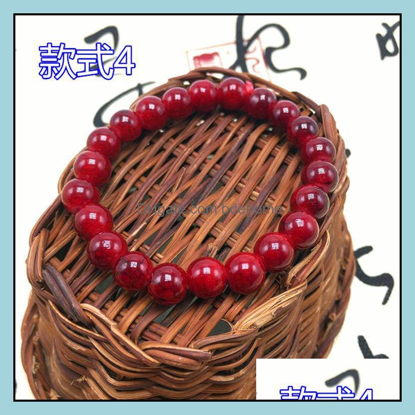 

Charm Bracelets Bracelet Handmade Natural Glass Beads Women Jewelry Crystal Bdehom Bdehome Dhibr