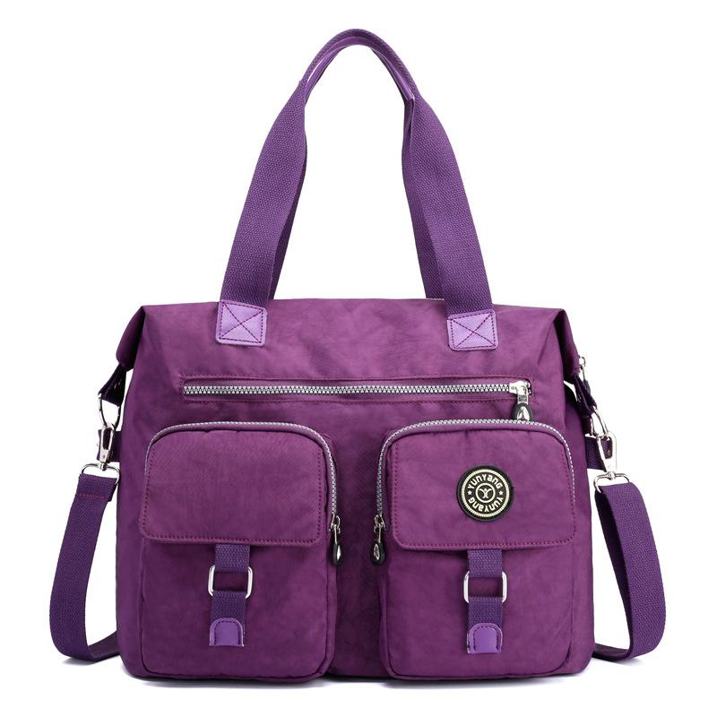 

Evening Bags Mommy Bag Large-capacity Travel Handbag Fashion Anti-splashing Lady Shoulder Women Handbags ZF9981, Black