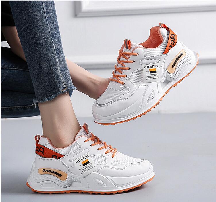 

Running Shoes Women Breathable Girls Soft Sneakers Footwear High Quality Platform Shoes Light Weight Teenage Shoe, W4