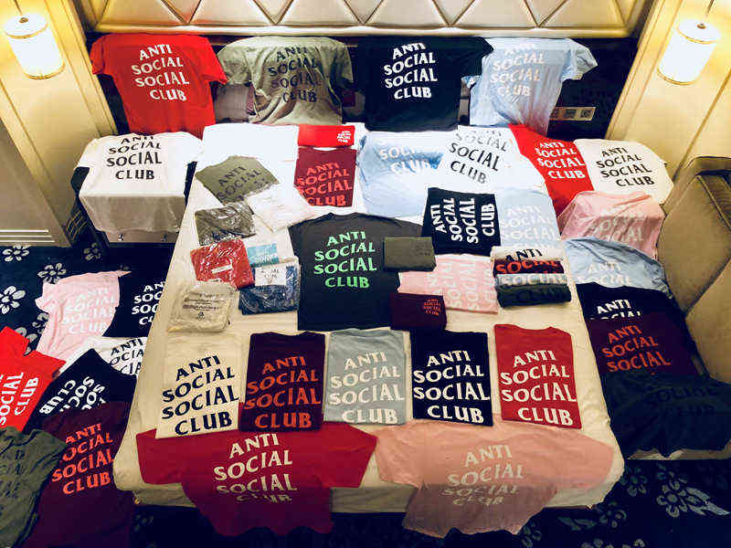 

assc T-shirtAssc Anti Social Club Short Sleeve T-shirt Men' Couple Printed Clothes Fashion, White