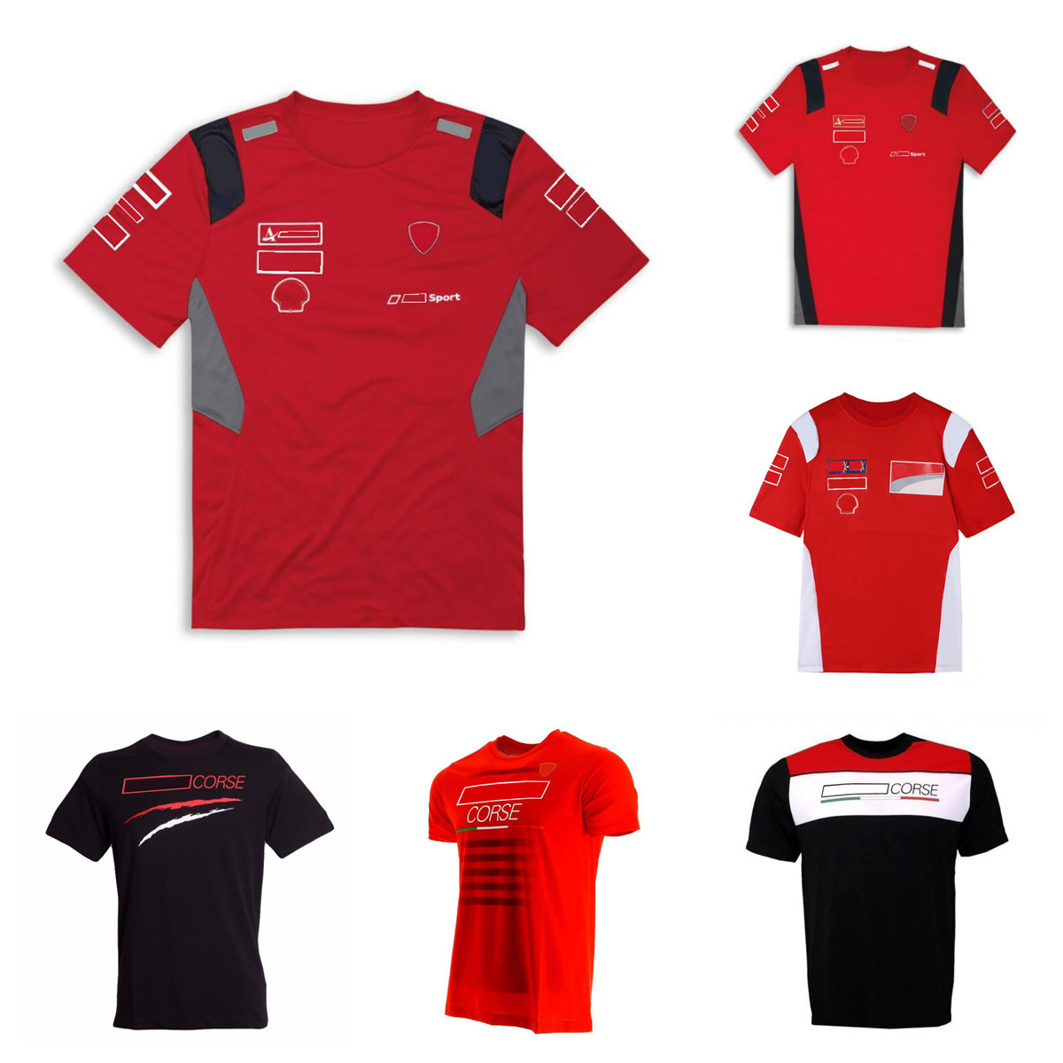

F1 Formula One T-shirt summer team short-sleeved shirt with the same custom