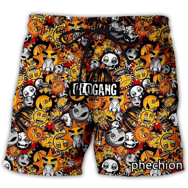 

Men' Shorts Phechion Men/Women Song Glo Gang 3D Printed Casual Fashion Streetwear Men Loose Sporting A51Men, 01