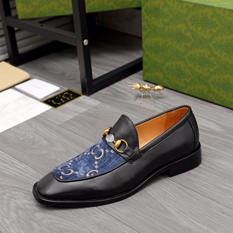 

A1 22ss G Top Quality Genuine Leather Men's Formal Shoes Pointed Toe Top Quality Cow Leather G Oxfords Men Business Dress Shoes 38-44, #04